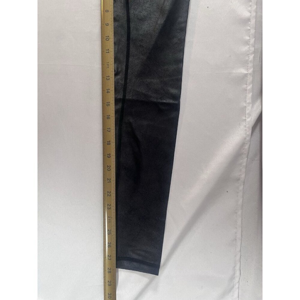CRZ YOGA Faux Leather Leggings Black Size M 8/10 - Picture 5 of 5